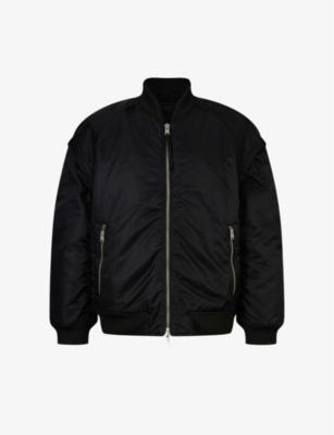 Akio removable-sleeves woven bomber jacket by ALLSAINTS