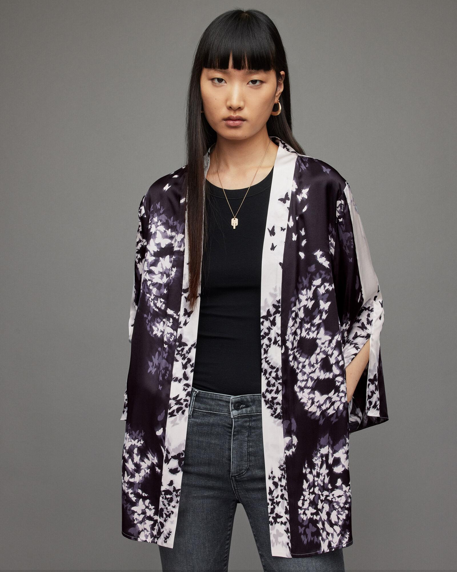 Allsaints Women Clothing Sweaters Cardigans Kimonos Carine Celia Kimono 