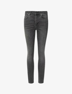 Dax skinny high-rise cotton-blend denim jeans by ALLSAINTS