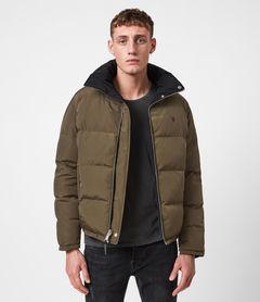 all saints novern reversible puffer