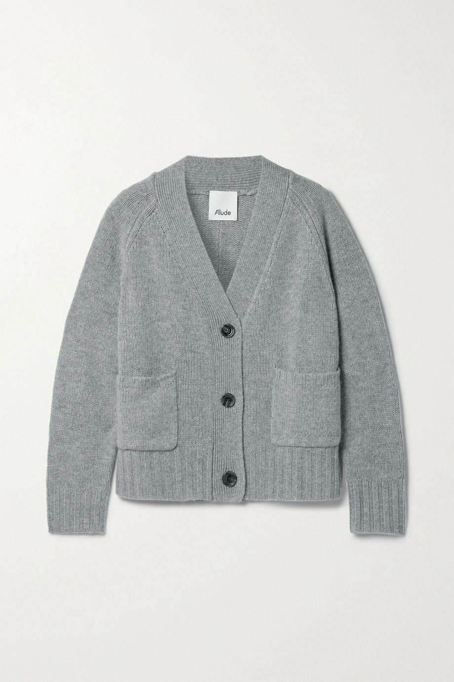 Wool and cashmere-blend cardigan by ALLUDE