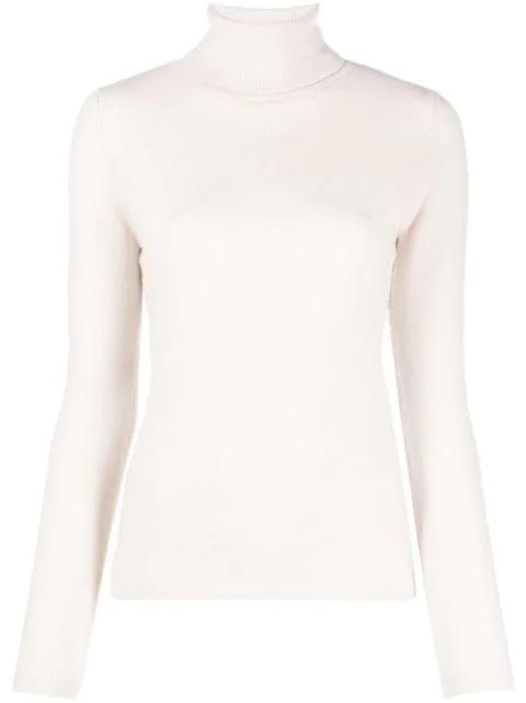 roll neck cashmere jumper by ALLUDE