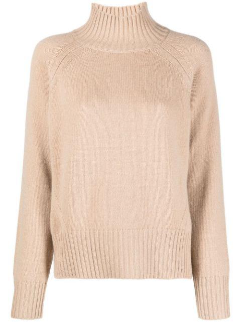 roll neck long-sleeve jumper by ALLUDE