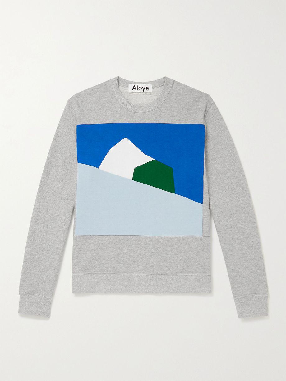 Colour-Block Cotton-Jersey Sweatshirt by ALOYE