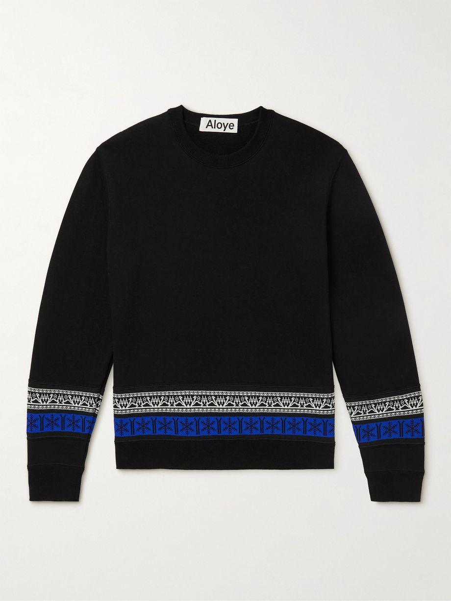 Panelled Stretch-Knit and Cotton-Jersey Sweatshirt by ALOYE