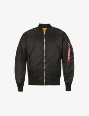 MA-1 reversible boxy-fit shell bomber jacket by ALPHA INDUSTRIES