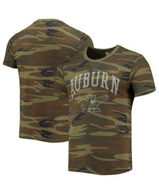 Men's Camo Auburn Tigers Arch Logo Tri-Blend T-shirt by ALTERNATIVE APPAREL