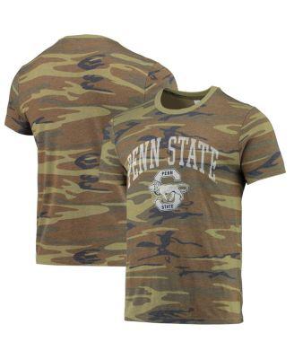 Men's Camo Penn State Nittany Lions Arch Logo Tri-Blend T-shirt by ALTERNATIVE APPAREL