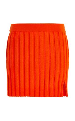 Amali Cashmere And Cotton Blend Knit Skirt by ALTUZARRA