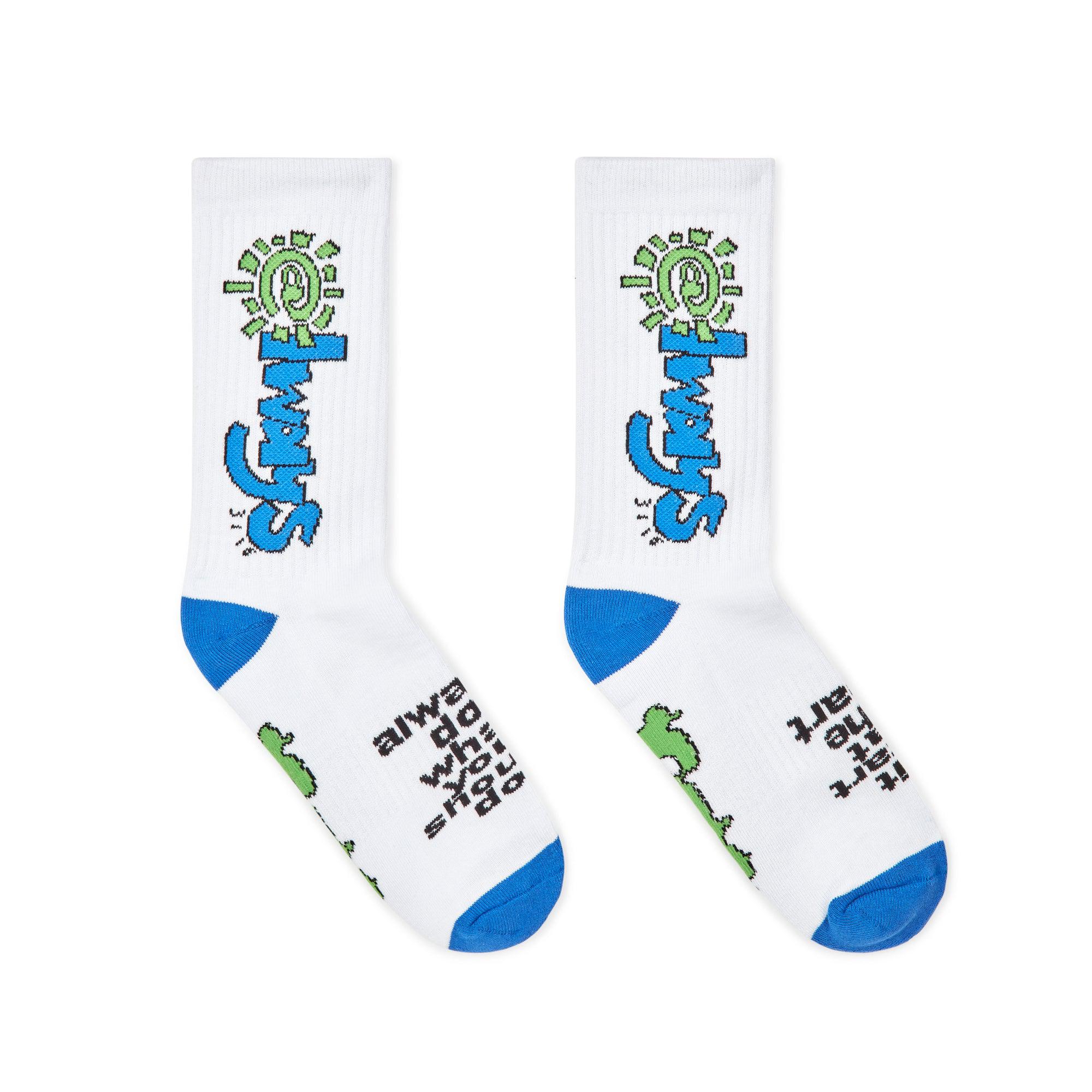 Always Do What You Should Do 3116 Sock (White) by ALWAYS DO WHAT YOU SHOULD DO