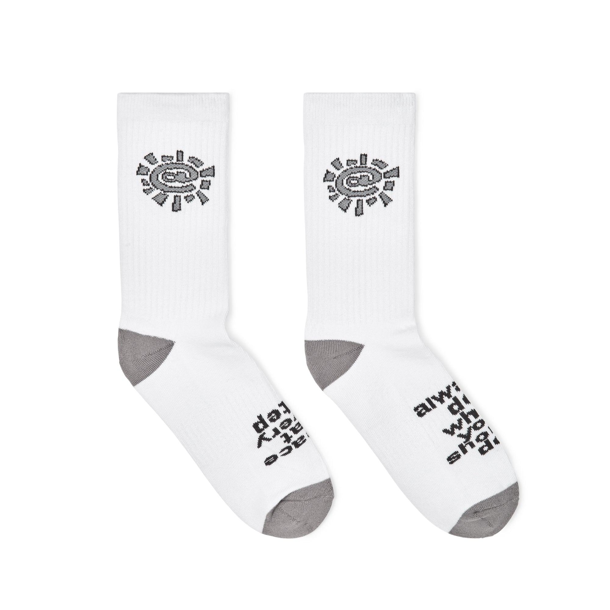 Always Do What You Should Do Socks (White) by ALWAYS DO WHAT YOU SHOULD DO