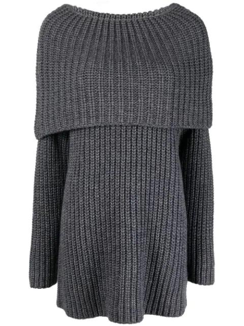 chunky ribbed-knit wool dress by ALYSI