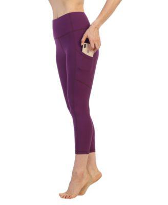 High Waist 3/4 Length Pocket Compression Leggings by AMERICAN FITNESS COUTURE