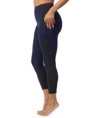High Waist 7/8 Length Pocket Compression Leggings by AMERICAN FITNESS COUTURE