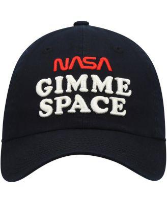 Men's Black NASA Cascade Slouch Adjustable Hat by AMERICAN NEEDLE