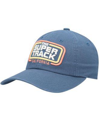 Men's Blue The Super Track Slouch Adjustable Hat by AMERICAN NEEDLE
