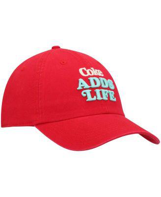 Men's Red Coca-Cola Cascade Slouch Adjustable Hat by AMERICAN NEEDLE