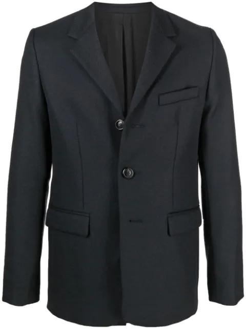 notched lapels single-breasted blazer by AMI