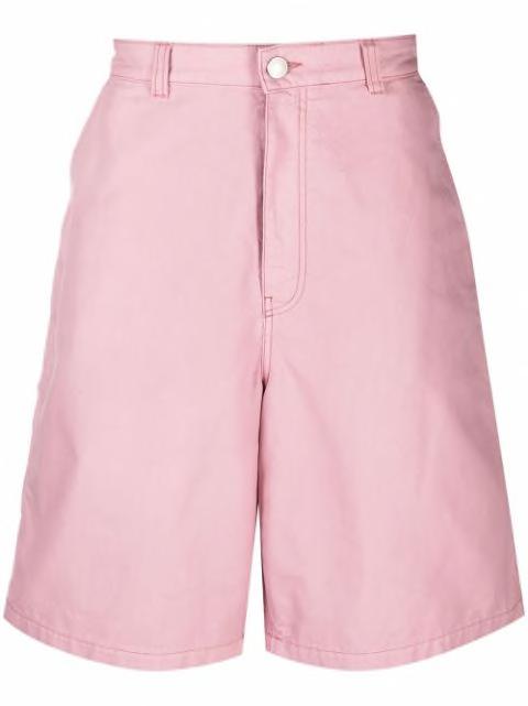 wide-leg cotton shorts by AMI