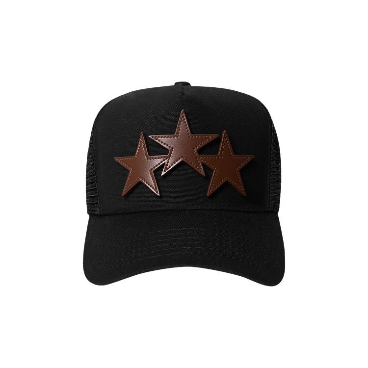Amiri 3 Star Trucker Hat 'Black' by AMIRI