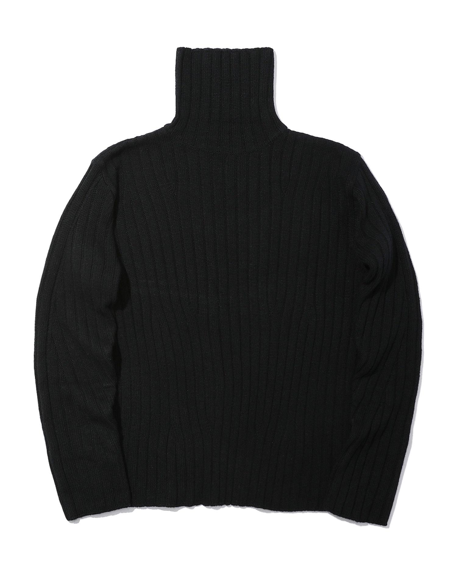 Ribbed turtleneck knit sweater by AMONG