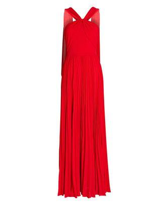 Peri Twisted Pleated Gown by AMUR
