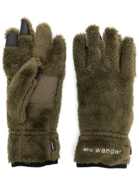 High Loft fleece gloves by AND WANDER