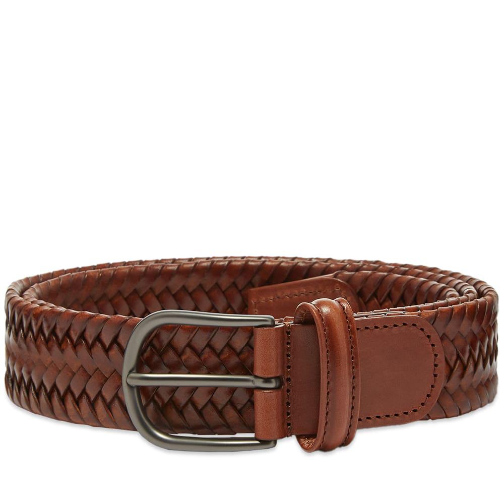 Anderson's Stretch Woven Leather Belt by ANDERSON'S