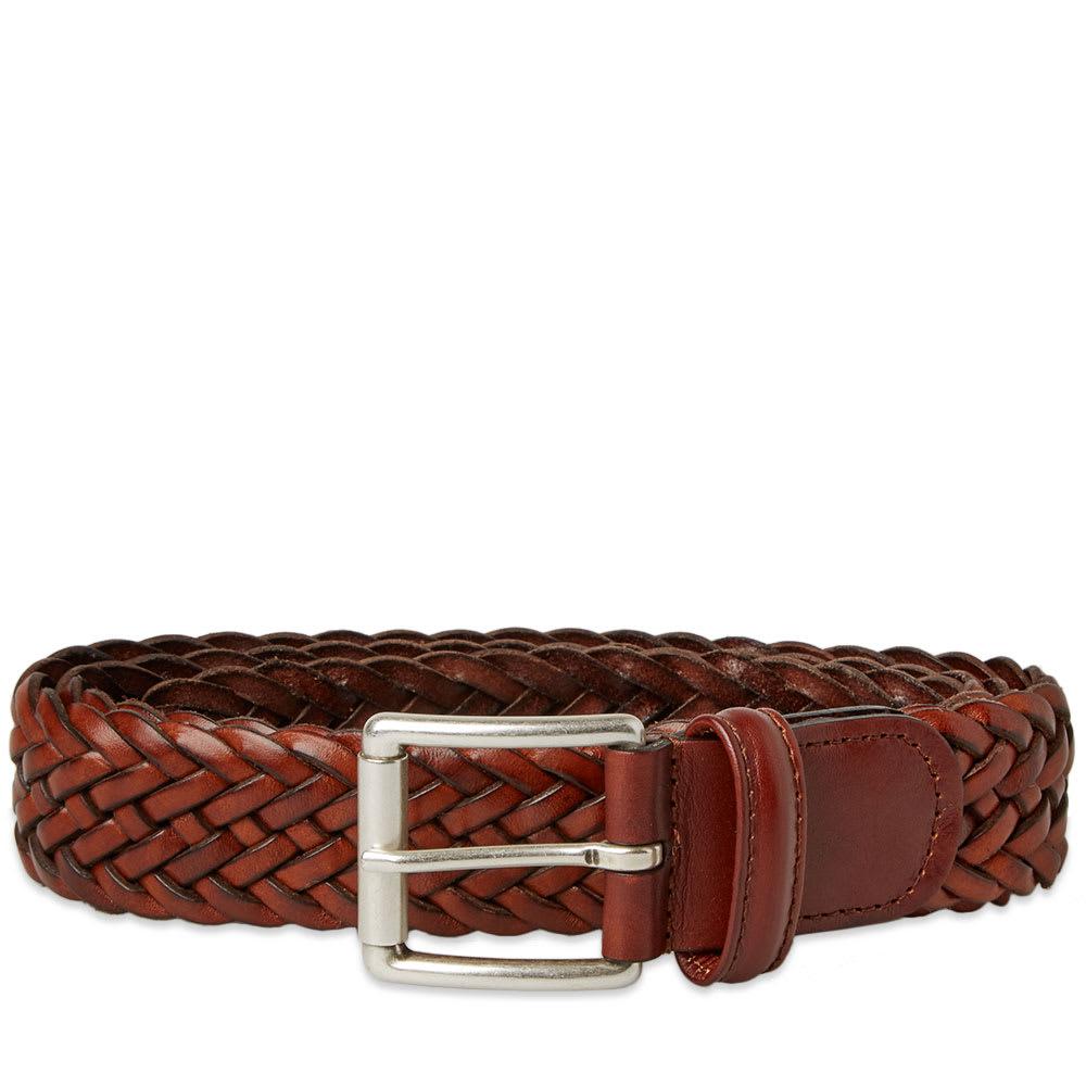 Anderson's Woven Leather Belt by ANDERSON'S