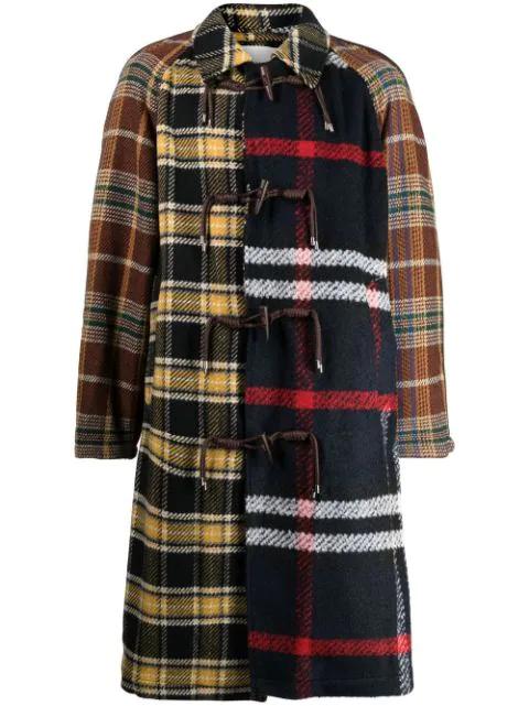 patchwork single-breasted coat by ANDERSSON BELL