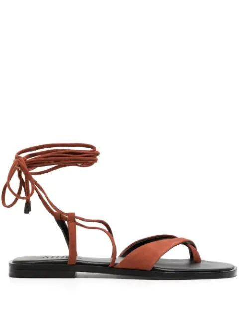 Deia cross-strap suede sandals by ANDRE EMERY