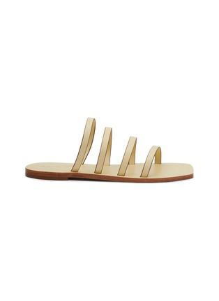 ‘Eden' multi-band leather flat sandals by ANDRE EMERY