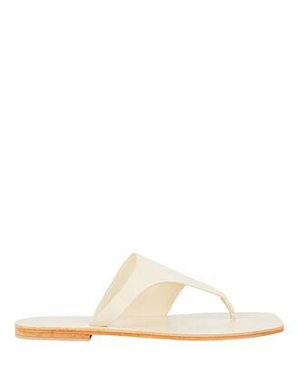 Iris Leather Slide Sandals by ANDRE EMERY