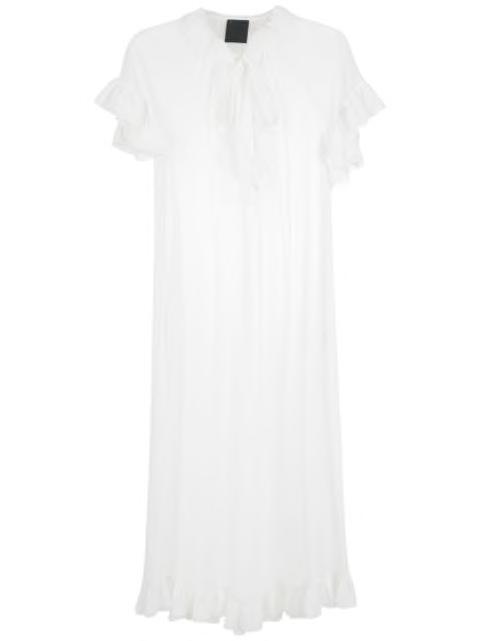 Antonella semi-sheer silk dress by ANDREA BOGOSIAN