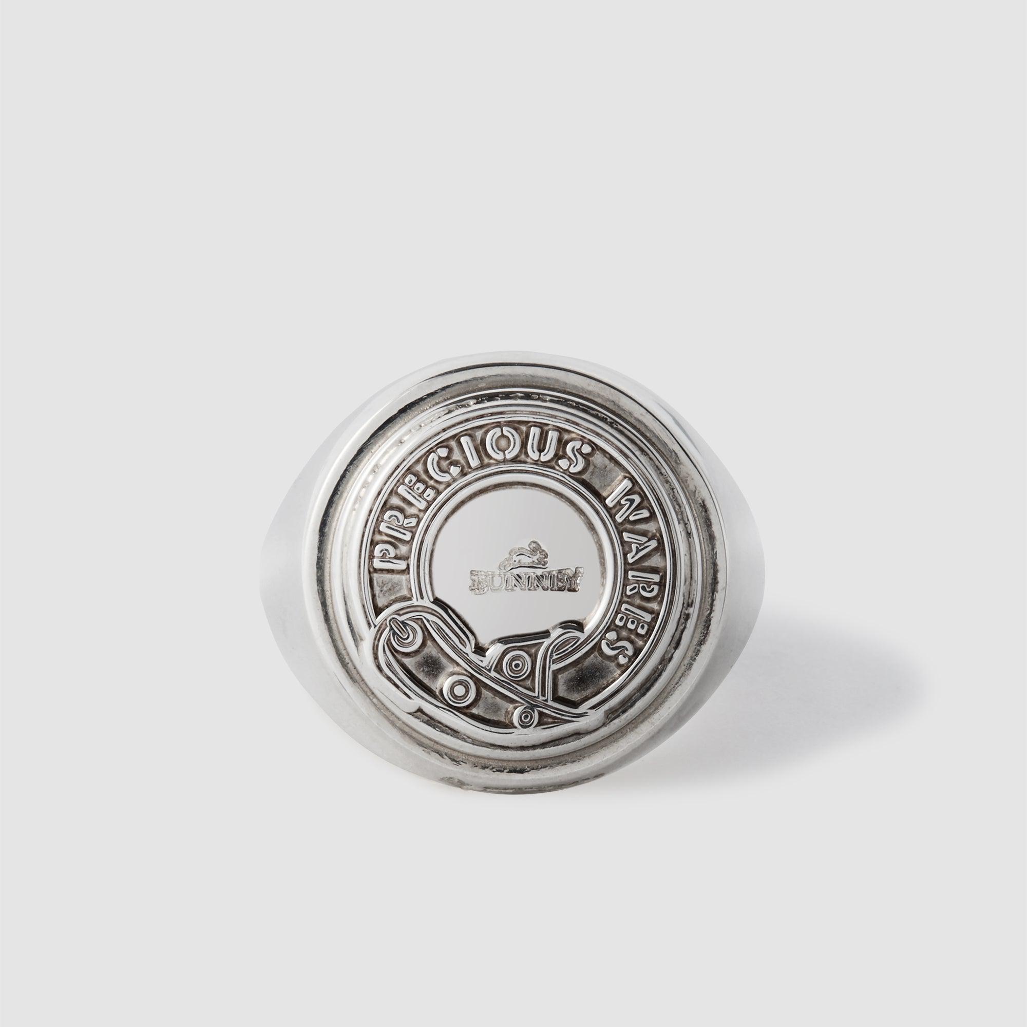Bunney Precious Wares Heavy Signet Ring (Sterling Silver) by ANDREW BUNNEY