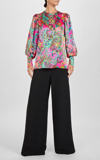 Paisley Silk Top by ANDREW GN