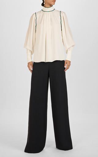 Silk Turtleneck Top by ANDREW GN