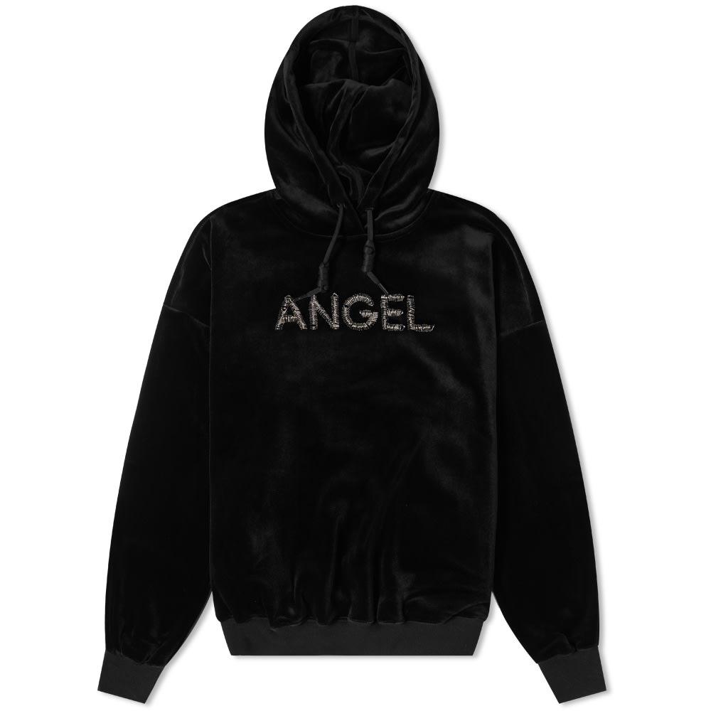 Angel Chen Silver Beading Embroidery Angel Hoody by ANGEL CHEN