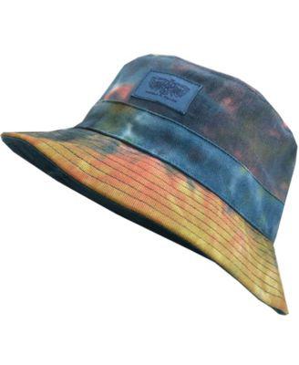 Unisex Tie Dye Double Side Wear Reversible Bucket Hat by ANGELA&WILLIAM