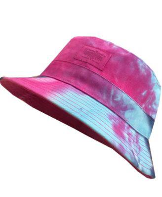 Unisex Tie Dye Double Side Wear Reversible Bucket Hat by ANGELA&WILLIAM