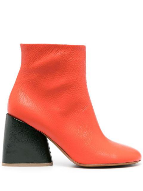 Bona leather ankle boots by ANGELO FIGUS