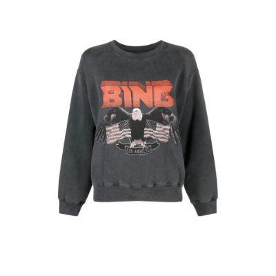 Black Vintage Bing Sweatshirt by ANINE BING