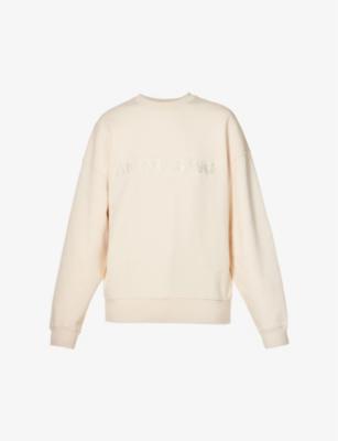 Evan branded organic cotton-jersey sweatshirt by ANINE BING