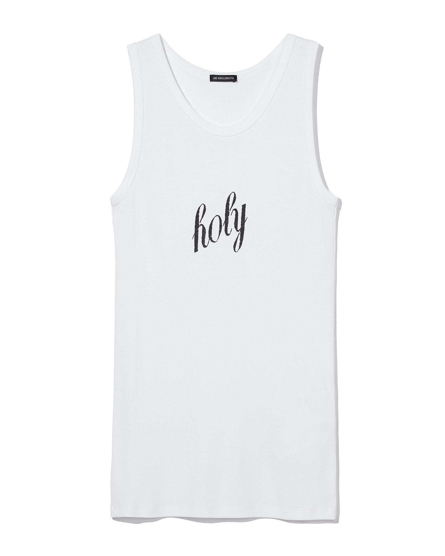 Holy tank top by ANN DEMEULEMEESTER
