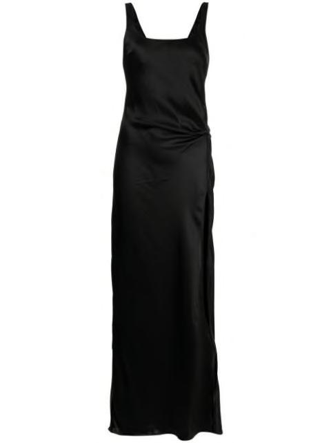 side-slit sleeveless maxi dress by ANNA QUAN