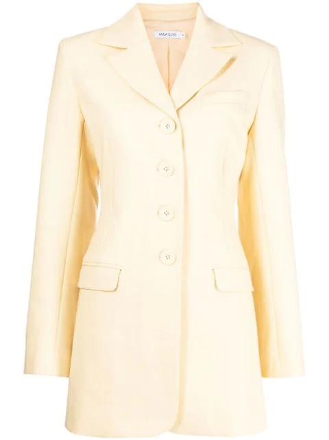 tailored button-front blazer by ANNA QUAN