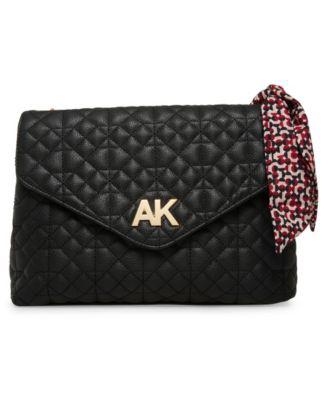 Women's Quilted Flap Shoulder Bag by ANNE KLEIN