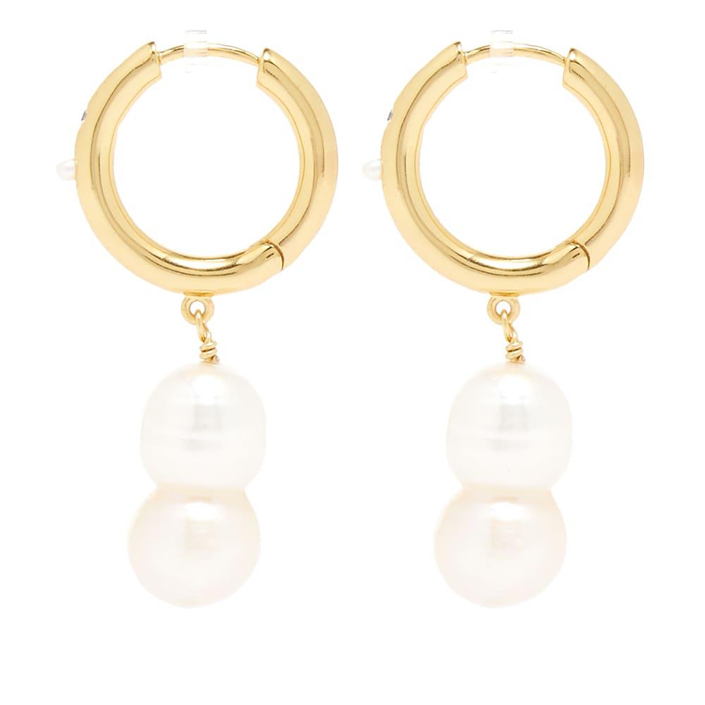 Anni Lu Diamonds and Pearls Earrings by ANNI LU