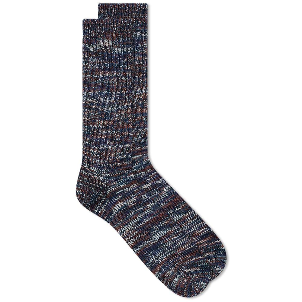 Anonymous Ism 5 Colour Mix Crew Sock by ANONYMOUS ISM