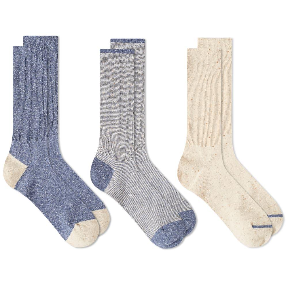 Anonymous Ism Nep Yarn Rib Crew Sock - 3 Pack by ANONYMOUS ISM